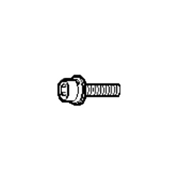 96600-06012-08 - Bolt Socket (6X12) - Honda Original Part
