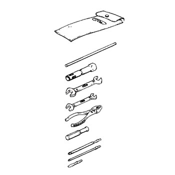 89000-862-000 - Tool Assembly - Honda Original Part