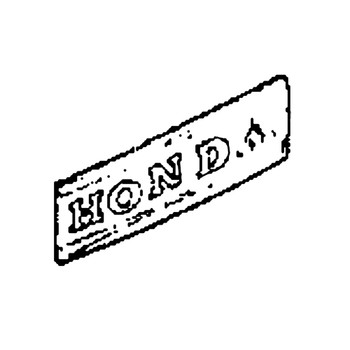 87573-881-000 - Mark Tank - Honda Original Part