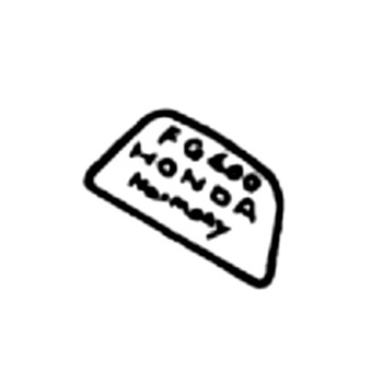 87521-V08-620 - Emblem - Honda Original Part