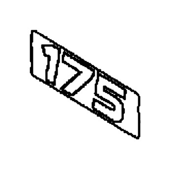 87301-ZY4-000 - Mark Fr (Bf175) - Honda Original Part