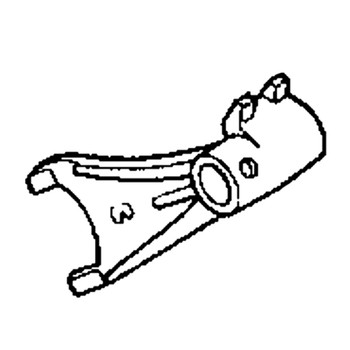 24122-752-000 - Fork Shift (3-4) - Honda Original Part ** SUPERSEDED TO 24122-752-010 **