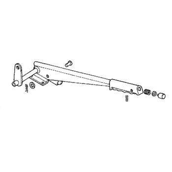76310-750-010 - Lever Assembly - Honda Original Part ** SUPERSEDED TO 76310-751-030 **