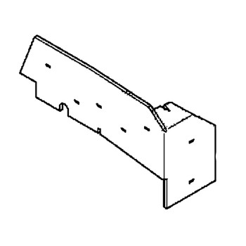 19643-Z28-000 - Insulator L. Shroud - Honda Original Part