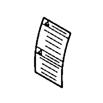 78141-YH4-610 - Mark Caution - Honda Original Part