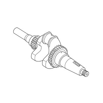 Honda 13310ZG4630 Crankshaft Original Mower Part