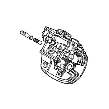 12210-ZJ1-405 - Cylinder Head R  - Honda Original Part ** SUPERSEDED TO 13310-Z3E-A00 **