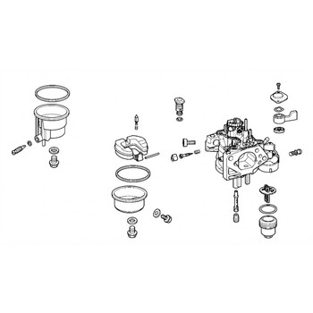 Honda 16110ZBHW01 Carburetor Set Original Mower Part