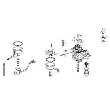Honda 16110ZBCW14 Carburetor Set Original Mower Part