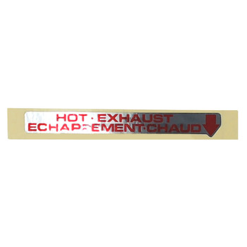 87539-ZB2-630 - Mark Exhaust Caution - Honda Genuine OEM Part
