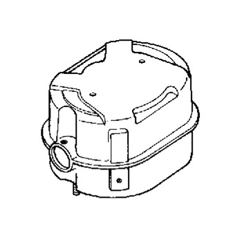 18310-ZE2-A20 - Muffler (Fu800) - Honda Genuine OEM Part