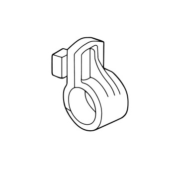 38685-SA5-673 - Clip Receiver Pipe - Honda Genuine OEM Part