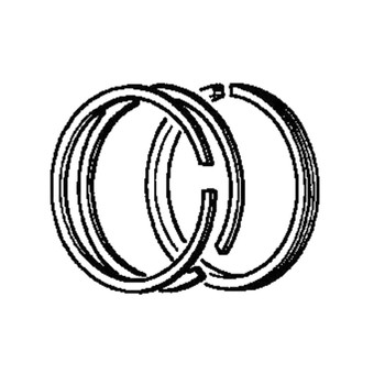 13012-ZF6-005 - Ring Set (Os 0.50) - Honda Original Part