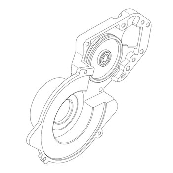 Honda 28411ZL8H21 Cover Gear Original Mower Part