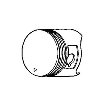 13103-ZL0-010 - Piston (Os 0.50) - Honda Original Part