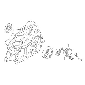 Honda 11400ZE2671 Cover Crankcase Original Mower Part