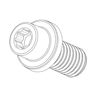 Honda 90649SB0671 Bolt Flange (8X16) Original Mower Part