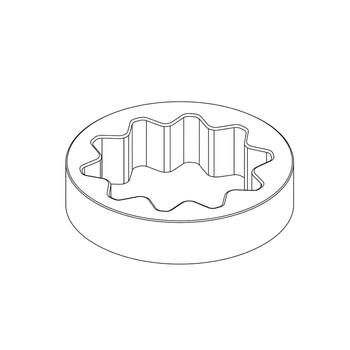 Honda 15341ZW1000 Rotor (Outer) Original Mower Part