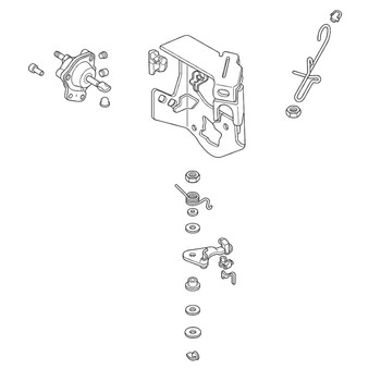 Honda 16260ZE2730 Stay Manual Choke Original Mower Part