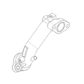 Honda 18341Z3S000 Pipe B Exhaust Original Mower Part