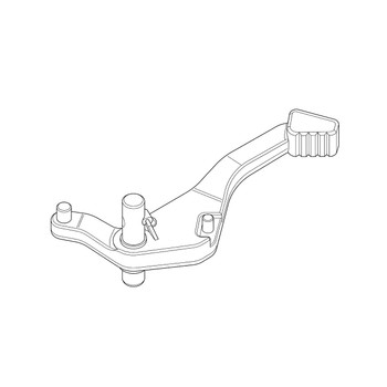 Honda 16612Z3S801 Lever Choke Original Mower Part