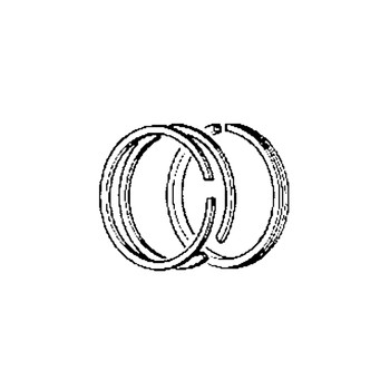 13013-ZE6-004 - Ring Set (Os 0.75) - Honda Original Part ** SUPERSEDED TO 13013-ZE6-014 **