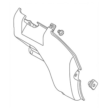 Honda 19642Z6L800 Shroud L. (Lower) Original Mower Part