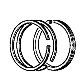 13010-Z9M-003 - Ring Set Piston - Honda Original Part 13010-Z9M-003 - Ring Set Piston - Honda Original Part