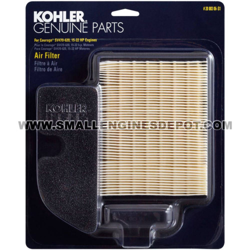 20 883 06-S1 - Kit: Air Filter - Kohler Original Part - Image 1