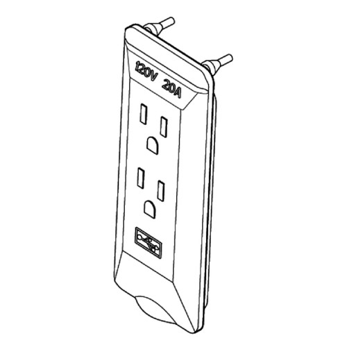 BRIGGS & STRATTON COVER-OUTLET 706582 - Image 1