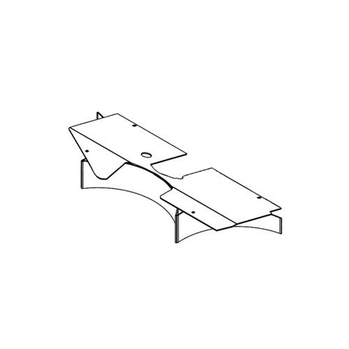 Briggs And Stratton 5410098B - Weld Rear Baffle 61Rd - Red (Briggs Oem Part)