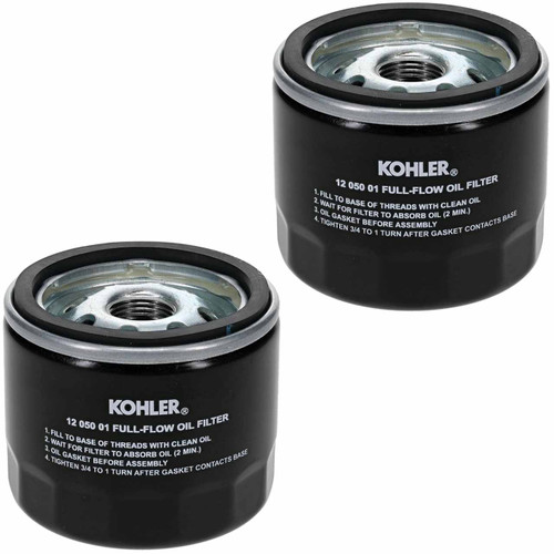 Kohler OEM Oil Filter KH-12-050-01-S For KT724 Engine (2 Pack)