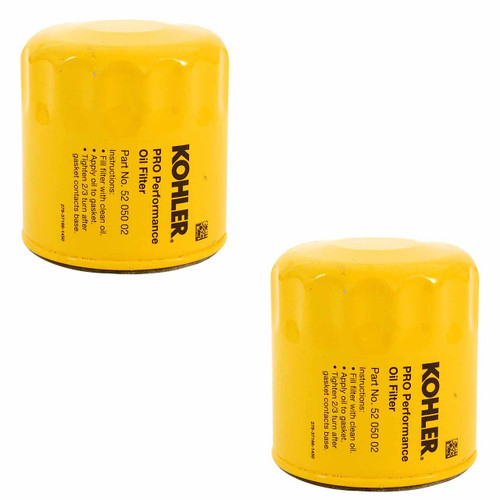 Kohler OEM Oil Filter 52 050 02-S For ECV749-26.5HP Engine (2 Pack)