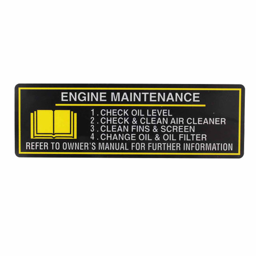 KAWASAKI 560337001 - LABEL-MANUAL - OEM part