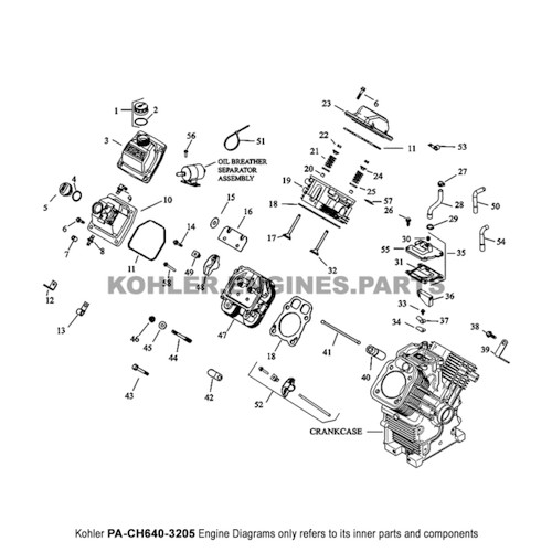 Kohler Command Pro 20 Pa Ch640 3205 Oem
