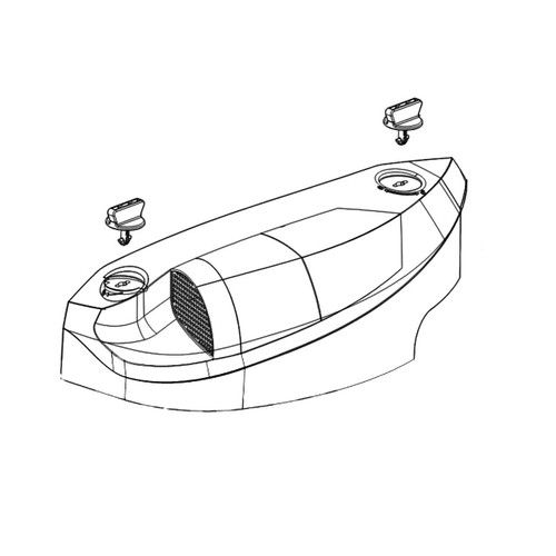 22 096 21-S - Assembly; Cover Air Cleaner (H - Kohler Original Part
