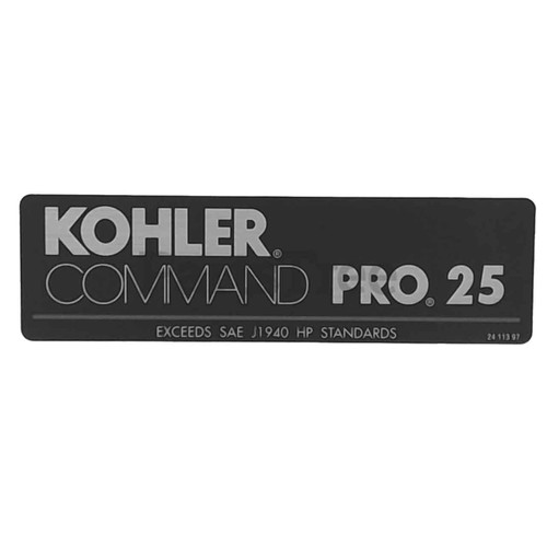 24-146-34 - Plate 25 Hp - Kohler Original Part