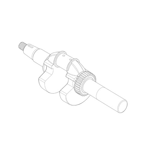 Honda 13310ZN1810 Crankshaft (Gx670V) Original Mower Part