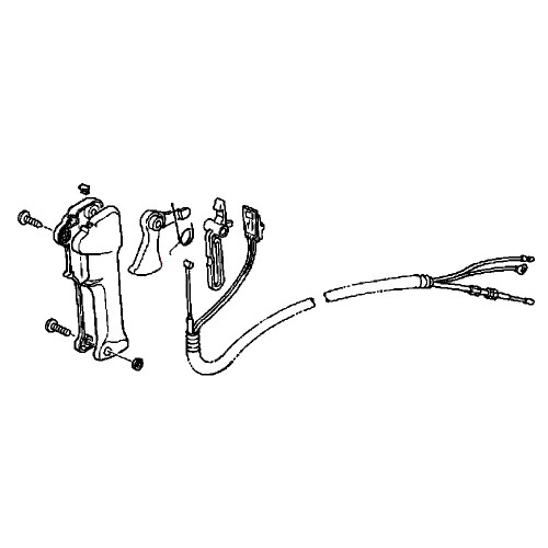 17850-VH8-761 - Lever Throttle - Honda Original Part