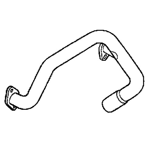 18330-ZJ1-861 - Exhaust Pipe (K1 Side Mnt) - Honda Original Part