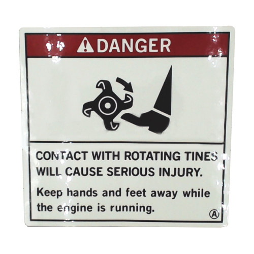 87406-770-880 - Label Tine Danger - Honda Original Part