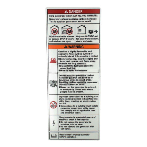 87516-Z03-C32 - Label - Honda Original Part