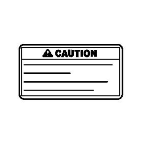 87539-Z4M-000 - Mark Exhaust Caution - Honda Original Part