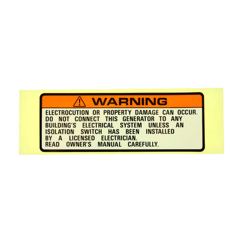 87563-ZB4-631 - Label Connect Warning - Honda Original Part