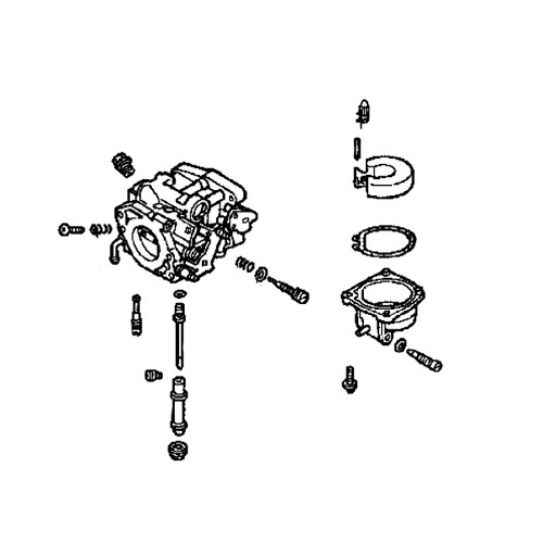 16102-ZW0-000 - Carburetor (#4) - Honda Original Part ** SUPERSEDED TO 16102-ZW1-G02 **
