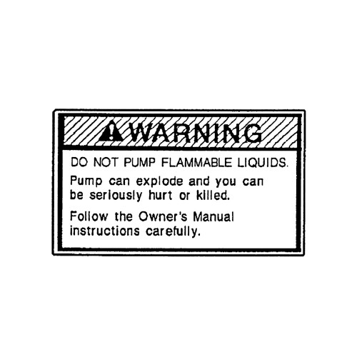 87114-YE0-000 - Label Warning - Honda Original Part