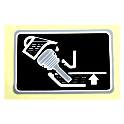 87594-ZA8-620 - Mark Oil Caution - Honda Original Part