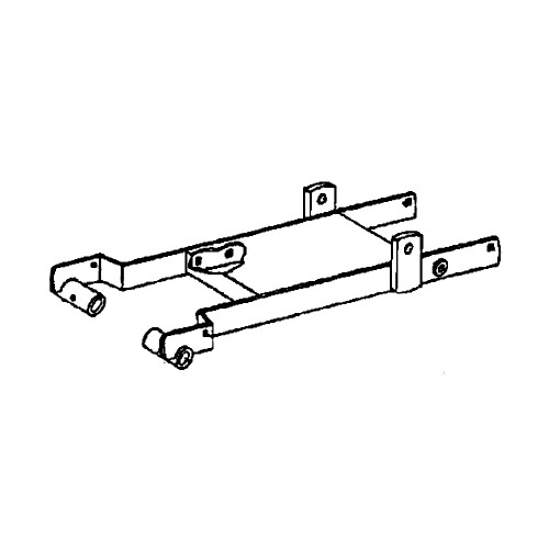 72996-0009 - Sub-Frame Rear - Honda Original Part
