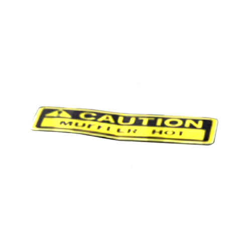 87539-758-010 - Mark Exhaust Caution - Honda Original Part ** SUPERSEDED TO 87539-758-020 **