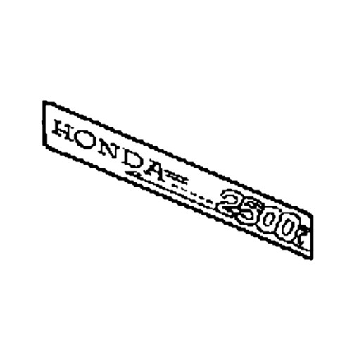 87101-Z03-E30 - Emblem (Eb2500C) - Honda Original Part